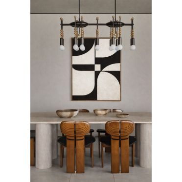 Plakat Mosaic Waves Warsaw